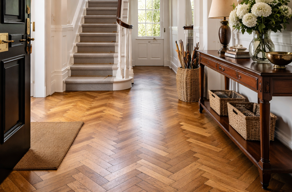 Which Finish Best Suits the High-Traffic Entryways of West Brompton Townhouses