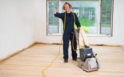 School floor sanding in West Brompton